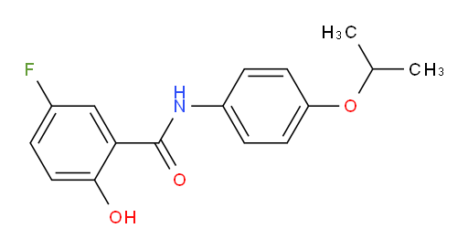 5-fluoro-2-hydroxy-N-(4-isopropoxyphenyl)benzamide