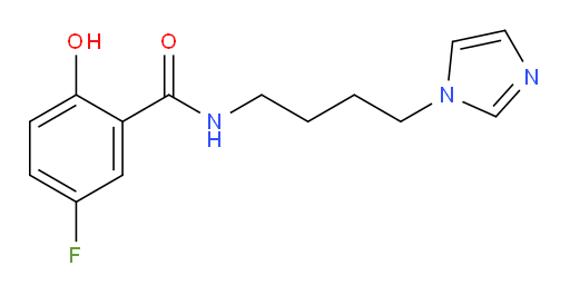 N-(4-(1H-imidazol-1-yl)butyl)-5-fluoro-2-hydroxybenzamide