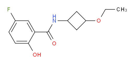 N-(3-ethoxycyclobutyl)-5-fluoro-2-hydroxybenzamide