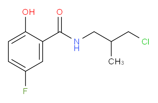N-(3-chloro-2-methylpropyl)-5-fluoro-2-hydroxybenzamide