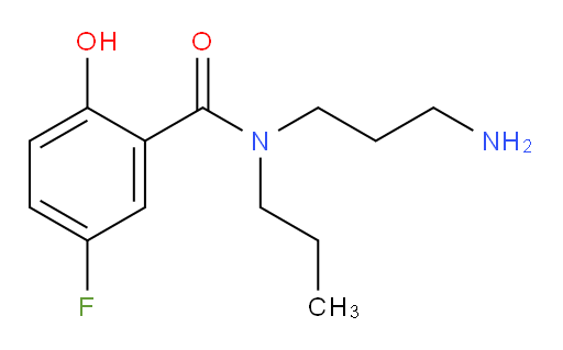 N-(3-aminopropyl)-5-fluoro-2-hydroxy-N-propylbenzamide