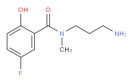 N-(3-aminopropyl)-5-fluoro-2-hydroxy-N-methylbenzamide