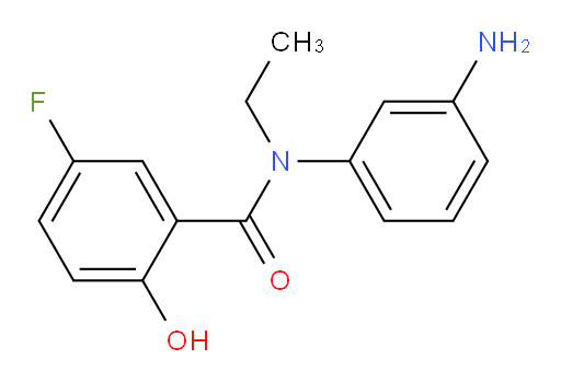 N-(3-aminophenyl)-N-ethyl-5-fluoro-2-hydroxybenzamide