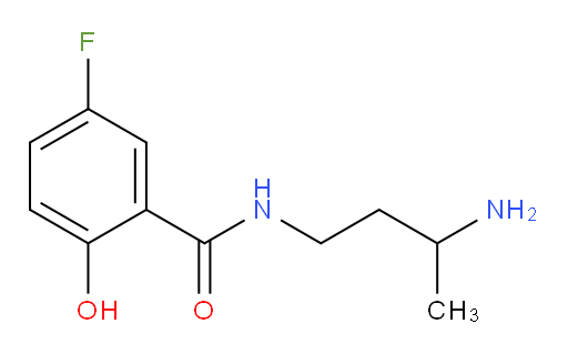 N-(3-aminobutyl)-5-fluoro-2-hydroxybenzamide