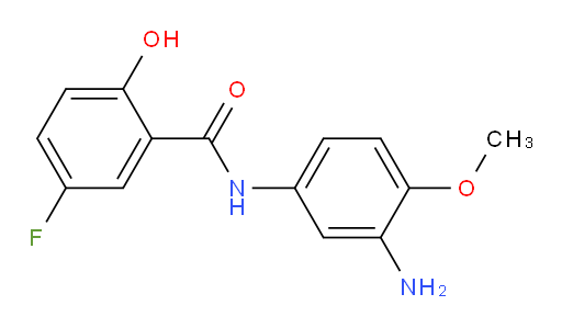 N-(3-amino-4-methoxyphenyl)-5-fluoro-2-hydroxybenzamide