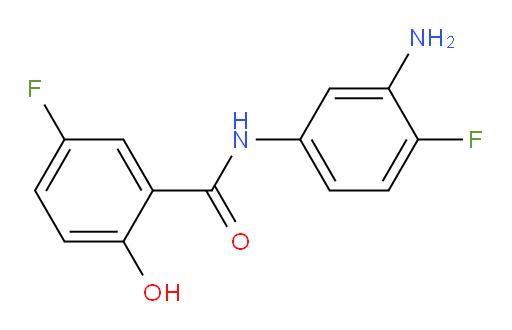 N-(3-amino-4-fluorophenyl)-5-fluoro-2-hydroxybenzamide