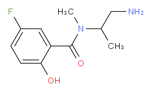 N-(1-aminopropan-2-yl)-5-fluoro-2-hydroxy-N-methylbenzamide