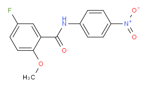5-fluoro-2-methoxy-N-(4-nitrophenyl)benzamide