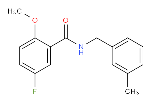 5-fluoro-2-methoxy-N-(3-methylbenzyl)benzamide