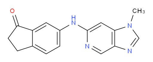6-((1-methyl-1H-imidazo[4,5-c]pyridin-6-yl)amino)-2,3-dihydro-1H-inden-1-one