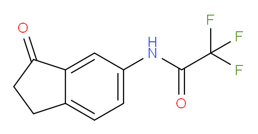 2,2,2-trifluoro-N-(3-oxo-2,3-dihydro-1H-inden-5-yl)acetamide