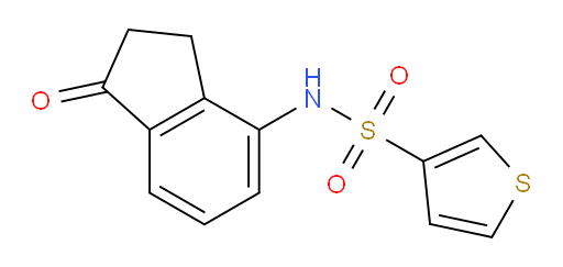 N-(1-oxo-2,3-dihydro-1H-inden-4-yl)thiophene-3-sulfonamide