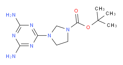 tert-butyl 3-(4,6-diamino-1,3,5-triazin-2-yl)imidazolidine-1-carboxylate