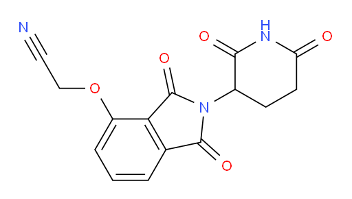 2-((2-(2,6-dioxopiperidin-3-yl)-1,3-dioxoisoindolin-4-yl)oxy)acetonitrile