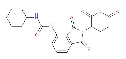 1-cyclohexyl-3-(2-(2,6-dioxopiperidin-3-yl)-1,3-dioxoisoindolin-4-yl)urea
