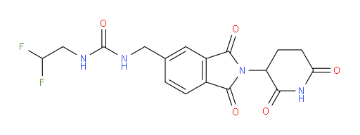 1-(2,2-difluoroethyl)-3-((2-(2,6-dioxopiperidin-3-yl)-1,3-dioxoisoindolin-5-yl)methyl)urea