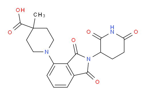 1-(2-(2,6-dioxopiperidin-3-yl)-1,3-dioxoisoindolin-4-yl)-4-methylpiperidine-4-carboxylic acid