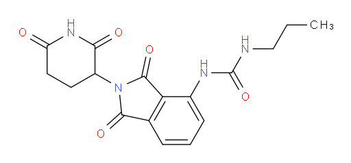 1-(2-(2,6-dioxopiperidin-3-yl)-1,3-dioxoisoindolin-4-yl)-3-propylurea