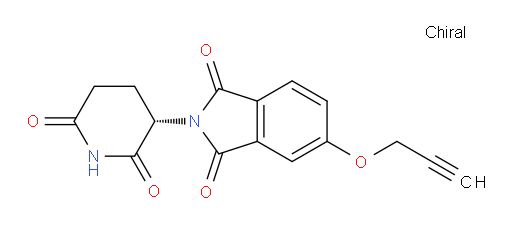 (S)-2-(2,6-dioxopiperidin-3-yl)-5-(prop-2-yn-1-yloxy)isoindoline-1,3-dione