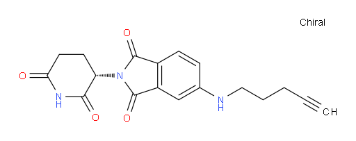 (S)-2-(2,6-dioxopiperidin-3-yl)-5-(pent-4-yn-1-ylamino)isoindoline-1,3-dione