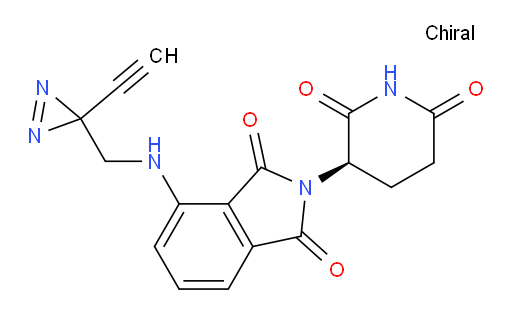 (R)-2-(2,6-dioxopiperidin-3-yl)-4-(((3-ethynyl-3H-diazirin-3-yl)methyl)amino)isoindoline-1,3-dione