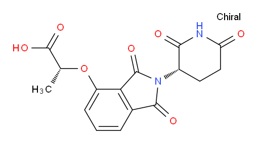 (R)-2-((2-((S)-2,6-dioxopiperidin-3-yl)-1,3-dioxoisoindolin-4-yl)oxy)propanoic acid