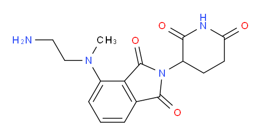 4-((2-aminoethyl)(methyl)amino)-2-(2,6-dioxopiperidin-3-yl)isoindoline-1,3-dione