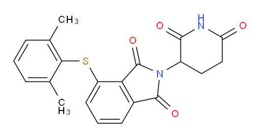 4-((2,6-dimethylphenyl)thio)-2-(2,6-dioxopiperidin-3-yl)isoindoline-1,3-dione