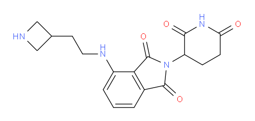 4-((2-(azetidin-3-yl)ethyl)amino)-2-(2,6-dioxopiperidin-3-yl)isoindoline-1,3-dione