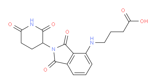 4-((2-(2,6-dioxopiperidin-3-yl)-1,3-dioxoisoindolin-4-yl)amino)butanoic acid