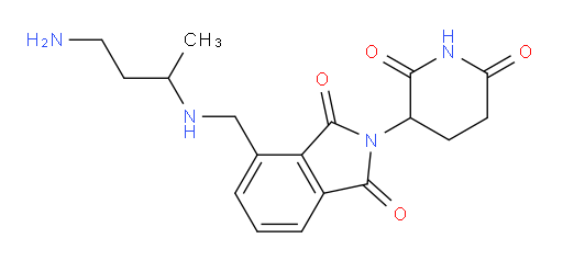 4-(((4-aminobutan-2-yl)amino)methyl)-2-(2,6-dioxopiperidin-3-yl)isoindoline-1,3-dione