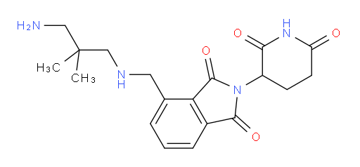 4-(((3-amino-2,2-dimethylpropyl)amino)methyl)-2-(2,6-dioxopiperidin-3-yl)isoindoline-1,3-dione
