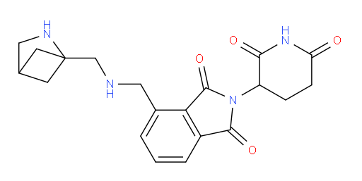 4-(((2-azabicyclo[2.1.1]hexan-1-ylmethyl)amino)methyl)-2-(2,6-dioxopiperidin-3-yl)isoindoline-1,3-dione