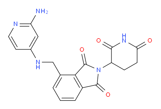 4-(((2-aminopyridin-4-yl)amino)methyl)-2-(2,6-dioxopiperidin-3-yl)isoindoline-1,3-dione