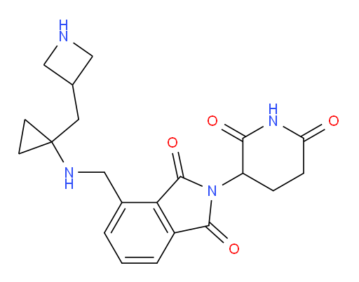 4-(((1-(azetidin-3-ylmethyl)cyclopropyl)amino)methyl)-2-(2,6-dioxopiperidin-3-yl)isoindoline-1,3-dione