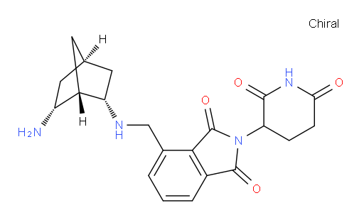 4-((((1S,2S,4R,6R)-6-aminobicyclo[2.2.1]heptan-2-yl)amino)methyl)-2-(2,6-dioxopiperidin-3-yl)isoindoline-1,3-dione