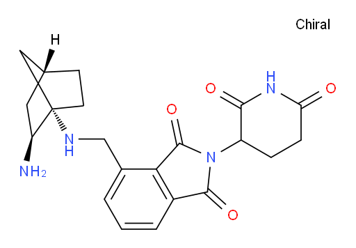 4-((((1S,2S,4R)-2-aminobicyclo[2.2.1]heptan-1-yl)amino)methyl)-2-(2,6-dioxopiperidin-3-yl)isoindoline-1,3-dione