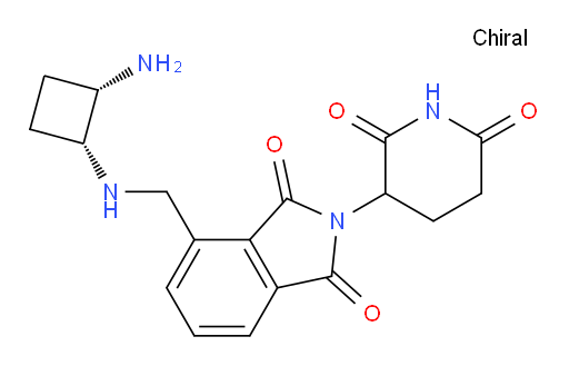4-((((1R,2S)-2-aminocyclobutyl)amino)methyl)-2-(2,6-dioxopiperidin-3-yl)isoindoline-1,3-dione