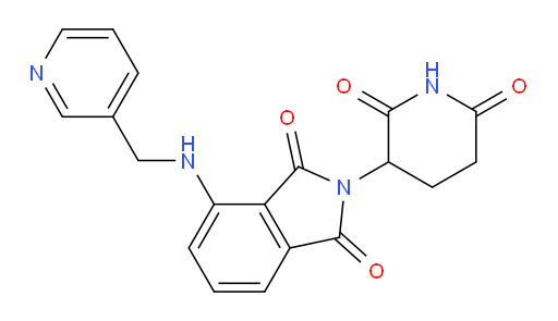 2-(2,6-dioxopiperidin-3-yl)-4-((pyridin-3-ylmethyl)amino)isoindoline-1,3-dione