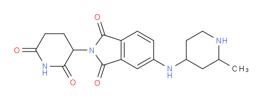 2-(2,6-dioxopiperidin-3-yl)-5-((2-methylpiperidin-4-yl)amino)isoindoline-1,3-dione