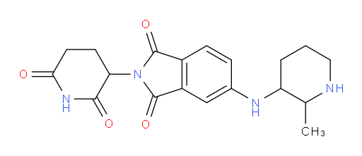 2-(2,6-dioxopiperidin-3-yl)-5-((2-methylpiperidin-3-yl)amino)isoindoline-1,3-dione