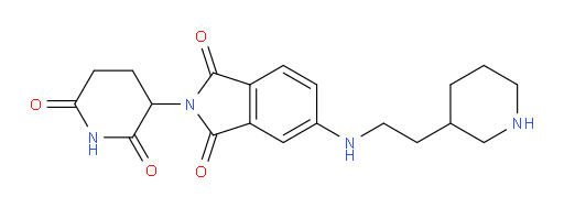 2-(2,6-dioxopiperidin-3-yl)-5-((2-(piperidin-3-yl)ethyl)amino)isoindoline-1,3-dione