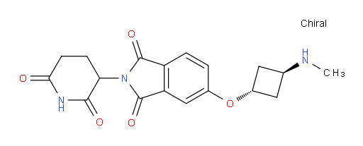 2-(2,6-dioxopiperidin-3-yl)-5-((1r,3r)-3-(methylamino)cyclobutoxy)isoindoline-1,3-dione