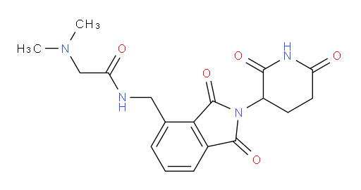 2-(dimethylamino)-N-((2-(2,6-dioxopiperidin-3-yl)-1,3-dioxoisoindolin-4-yl)methyl)acetamide