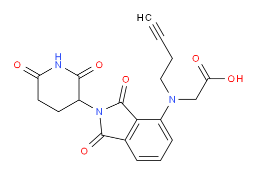 2-(but-3-yn-1-yl(2-(2,6-dioxopiperidin-3-yl)-1,3-dioxoisoindolin-4-yl)amino)acetic acid