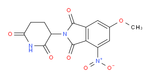 2-(2,6-dioxopiperidin-3-yl)-6-methoxy-4-nitroisoindoline-1,3-dione