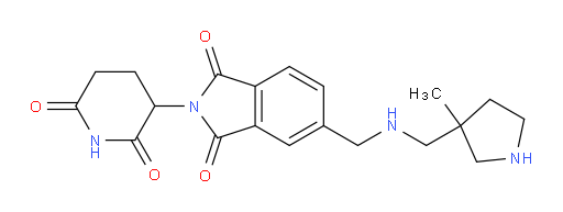 2-(2,6-dioxopiperidin-3-yl)-5-((((3-methylpyrrolidin-3-yl)methyl)amino)methyl)isoindoline-1,3-dione