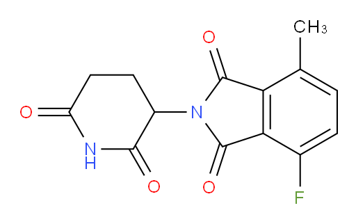 2-(2,6-dioxopiperidin-3-yl)-4-fluoro-7-methylisoindoline-1,3-dione