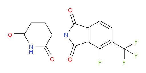 2-(2,6-dioxopiperidin-3-yl)-4-fluoro-5-(trifluoromethyl)isoindoline-1,3-dione