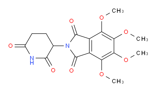2-(2,6-dioxopiperidin-3-yl)-4,5,6,7-tetramethoxyisoindoline-1,3-dione
